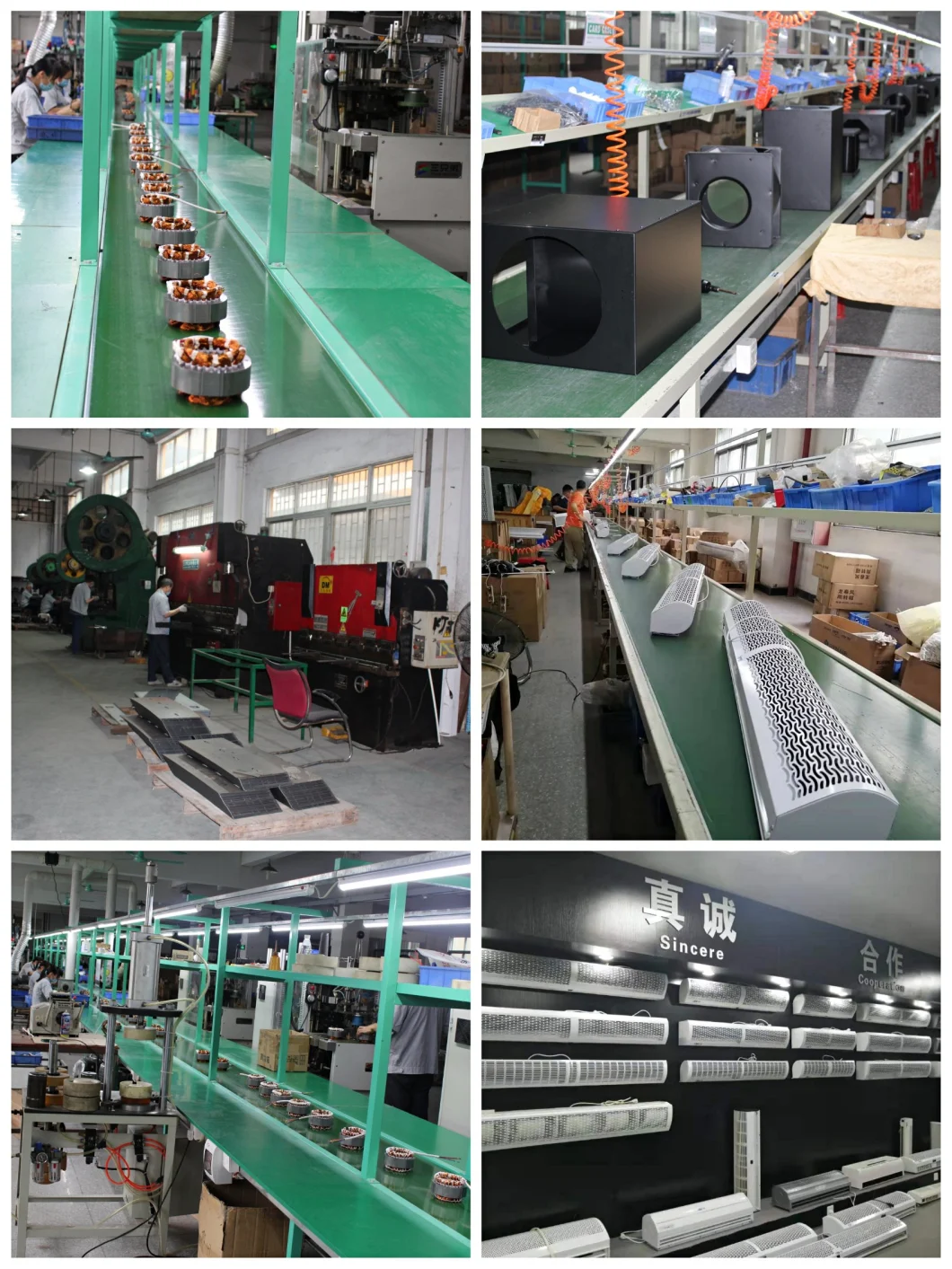 Industrial Large Wind Series Air Curtain for High Door (model size 1000 mm)