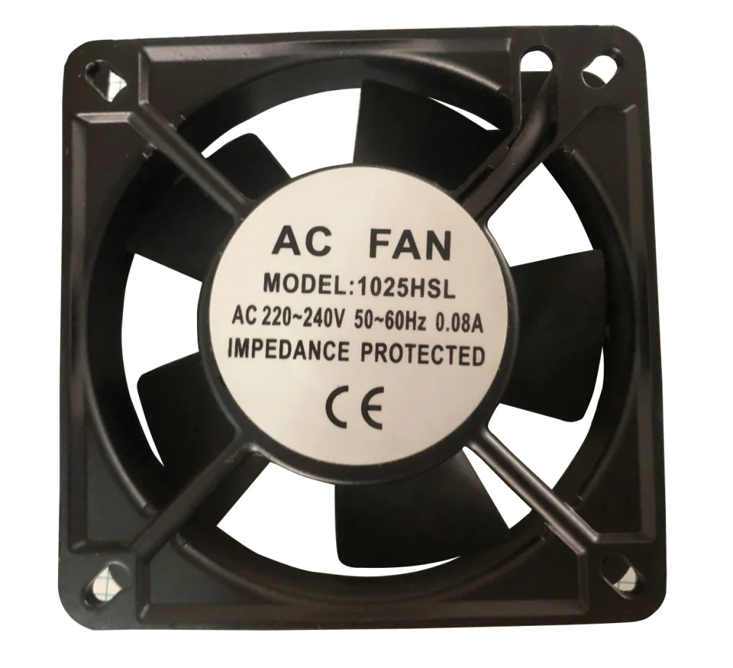 Mini Cooling Exhaust Indusrial AC Square Mixed Flow Fan 5 Wings
